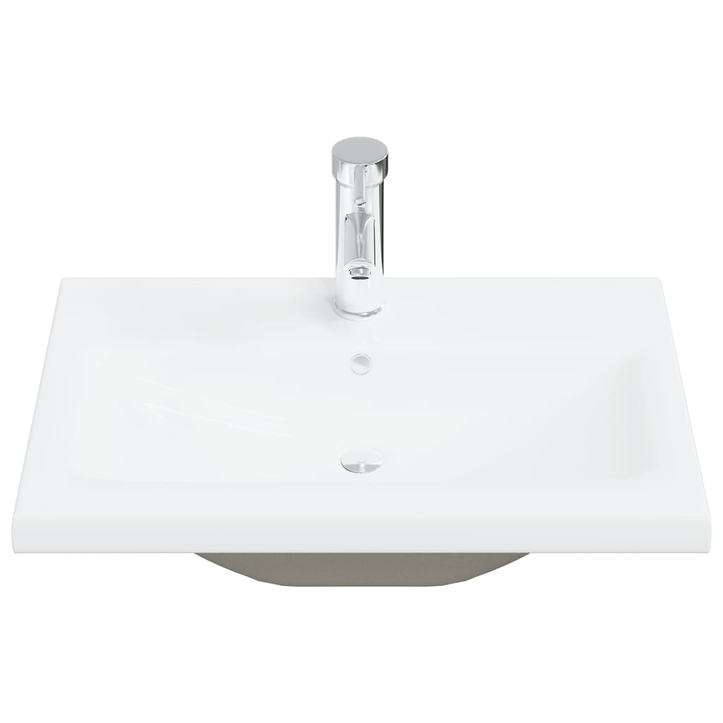 vidaXL Set mobilier de baie, 2 piese, ceramică și lemn prelucrat vidaXL Set mobilier de baie, 2 piese, ceramică și lemn prelucrat