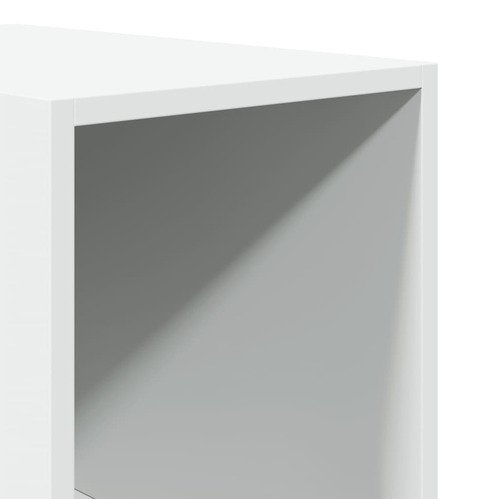 vidaXL Șifonier, alb, 30x50x200 cm, lemn prelucrat vidaXL Șifonier, alb, 30x50x200 cm, lemn prelucrat