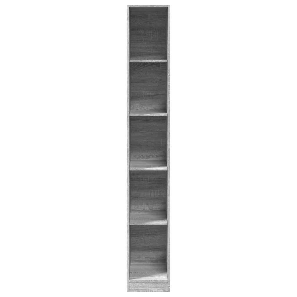 vidaXL Șifonier, gri sonoma, 30x50x200, lemn prelucrat