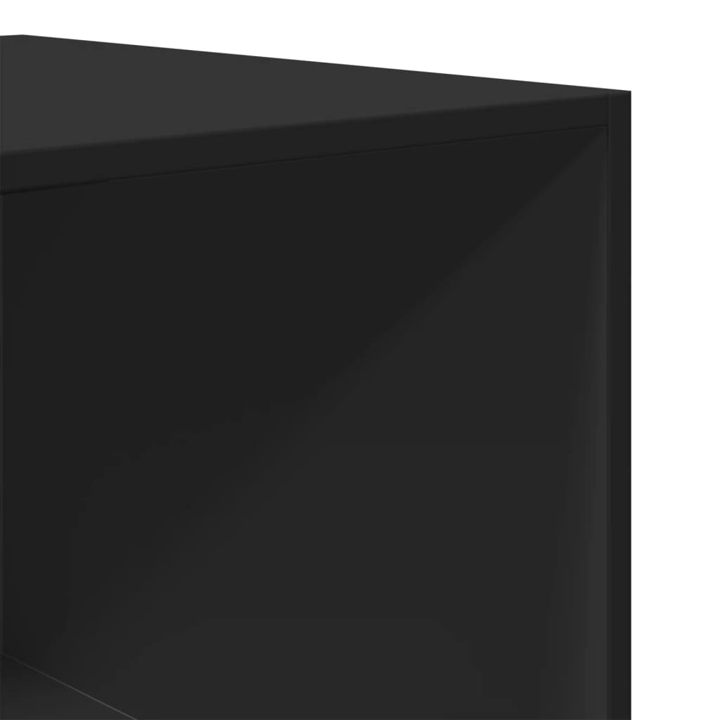vidaXL Șifonier, negru, 50x50x200 cm, PAL vidaXL Șifonier, negru, 50x50x200 cm, PAL