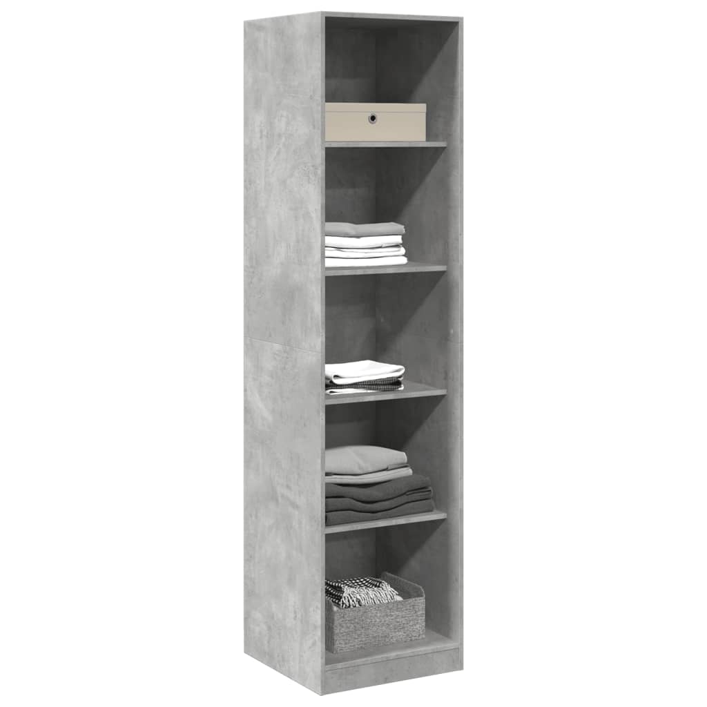vidaXL Șifonier, gri beton, 50x50x200 cm, PAL vidaXL Șifonier, gri beton, 50x50x200 cm, PAL