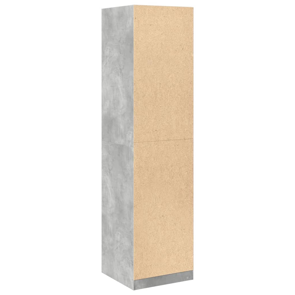 vidaXL Șifonier, gri beton, 50x50x200 cm, PAL vidaXL Șifonier, gri beton, 50x50x200 cm, PAL