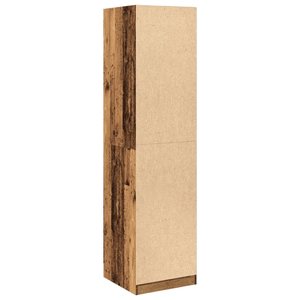 vidaXL Șifonier, lemn vechi, 50x50x200 cm, lemn prelucrat vidaXL Șifonier, lemn vechi, 50x50x200 cm, lemn prelucrat