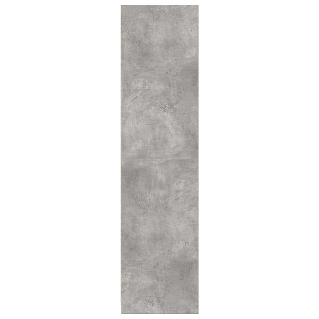 vidaXL Șifonier, gri beton, 100x50x200 cm, PAL vidaXL Șifonier, gri beton, 100x50x200 cm, PAL