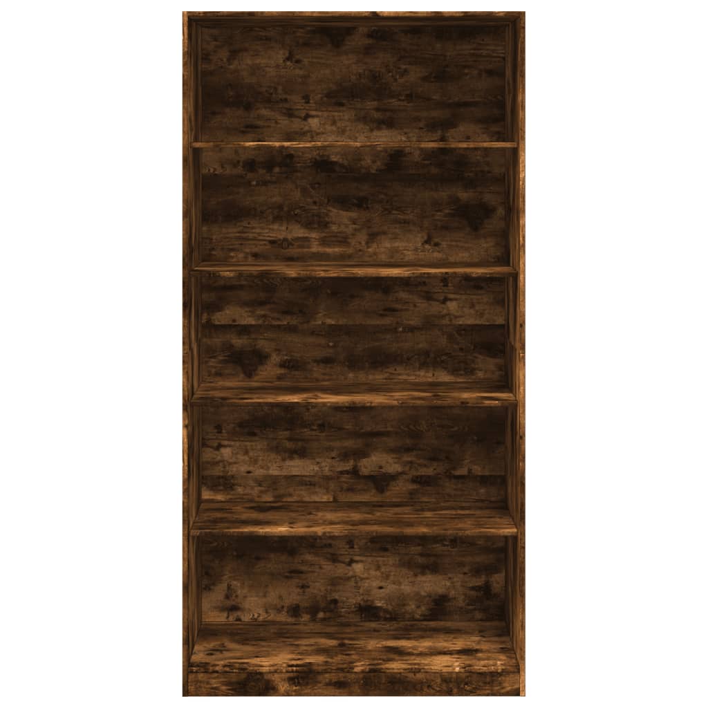 vidaXL Șifonier, stejar afumat, 100x50x200 cm, lemn prelucrat