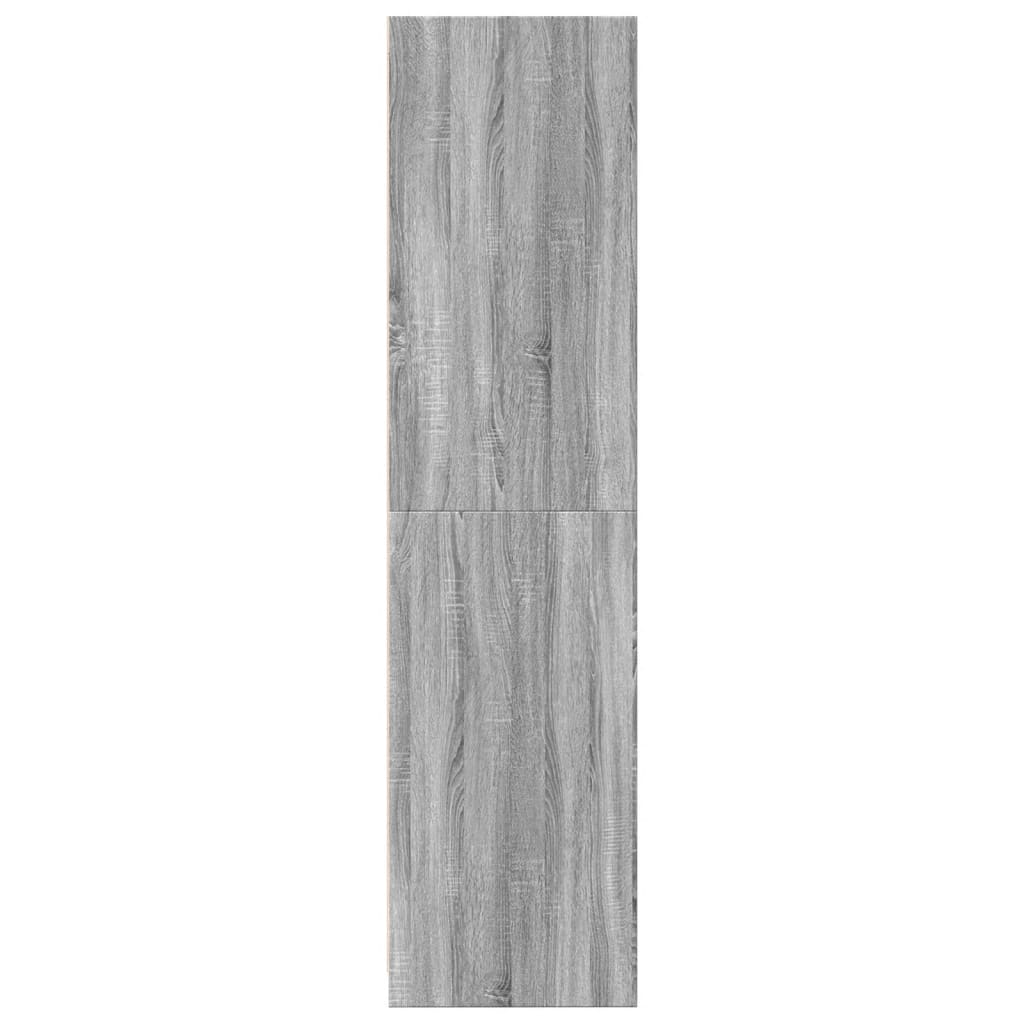 vidaXL Șifonier, gri sonoma, 100x50x200 cm, lemn prelucrat vidaXL Șifonier, gri sonoma, 100x50x200 cm, lemn prelucrat