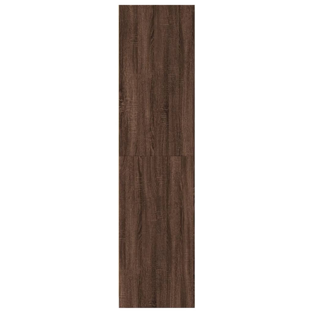 vidaXL Șifonier, stejar maro, 100x50x200 cm, lemn prelucrat vidaXL Șifonier, stejar maro, 100x50x200 cm, lemn prelucrat