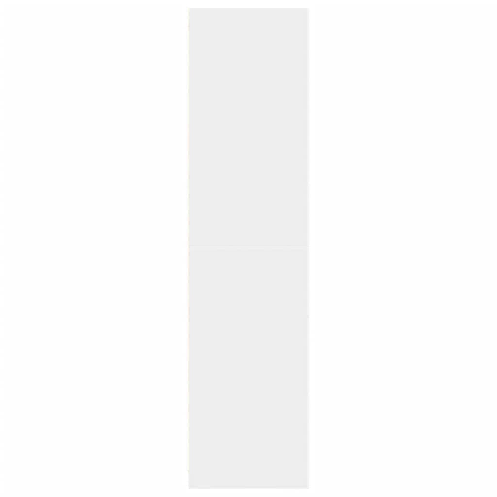 vidaXL Șifonier, alb, 30x50x200 cm, lemn prelucrat