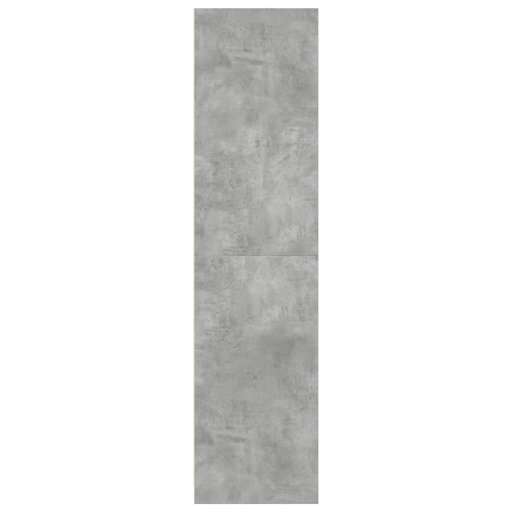 vidaXL Șifonier, gri beton, 30x50x200 cm, lemn prelucrat vidaXL Șifonier, gri beton, 30x50x200 cm, lemn prelucrat