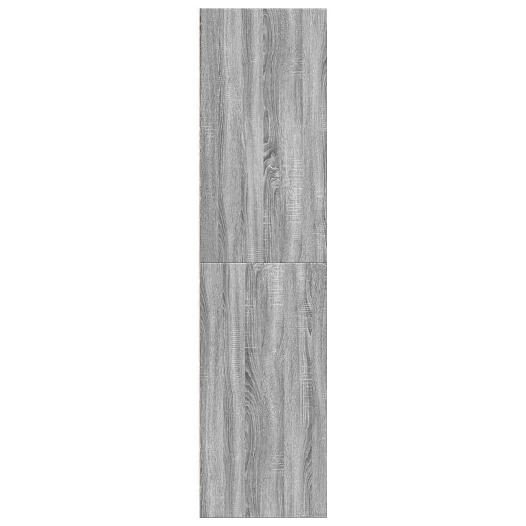 vidaXL Șifonier, gri sonoma, 30x50x200, lemn prelucrat vidaXL Șifonier, gri sonoma, 30x50x200, lemn prelucrat