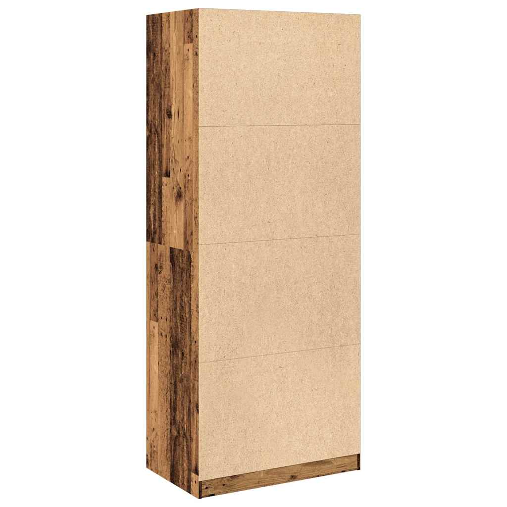 vidaXL Șifonier, lemn vechi, 80x50x200 cm, lemn prelucrat vidaXL Șifonier, lemn vechi, 80x50x200 cm, lemn prelucrat