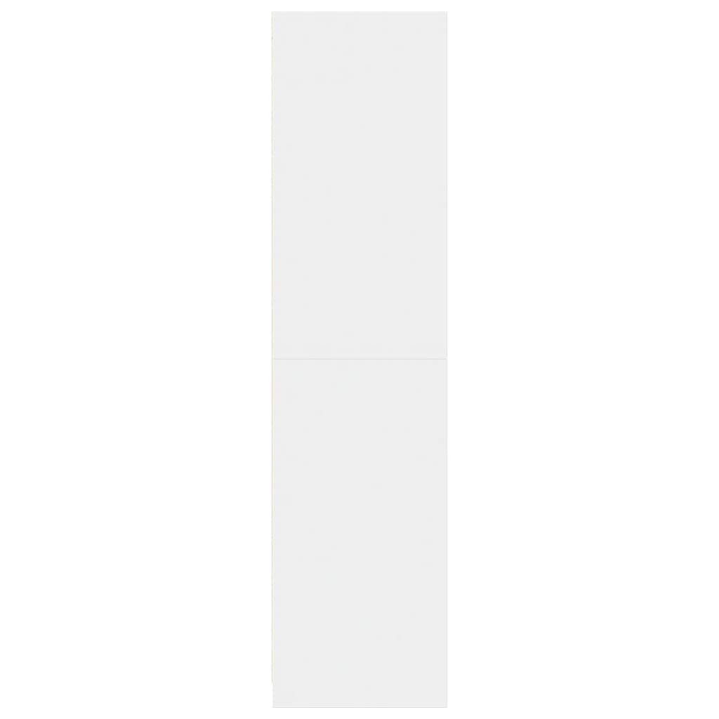 vidaXL Șifonier, alb, 80x50x200 cm, lemn prelucrat vidaXL Șifonier, alb, 80x50x200 cm, lemn prelucrat