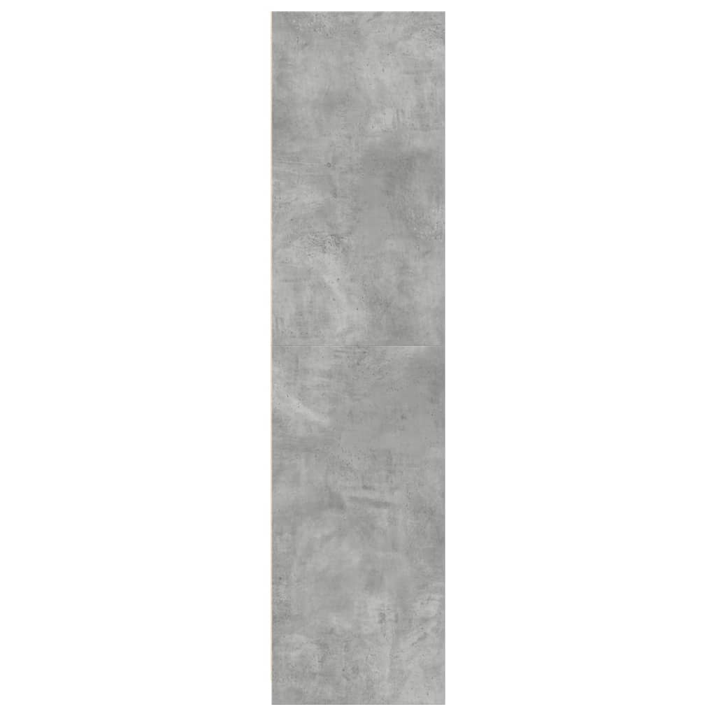 vidaXL Șifonier, gri beton, 80x50x200 cm, lemn prelucrat vidaXL Șifonier, gri beton, 80x50x200 cm, lemn prelucrat