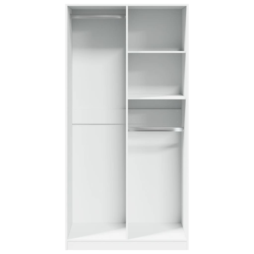 vidaXL Șifonier, alb, 100x50x200 cm, PAL vidaXL Șifonier, alb, 100x50x200 cm, PAL