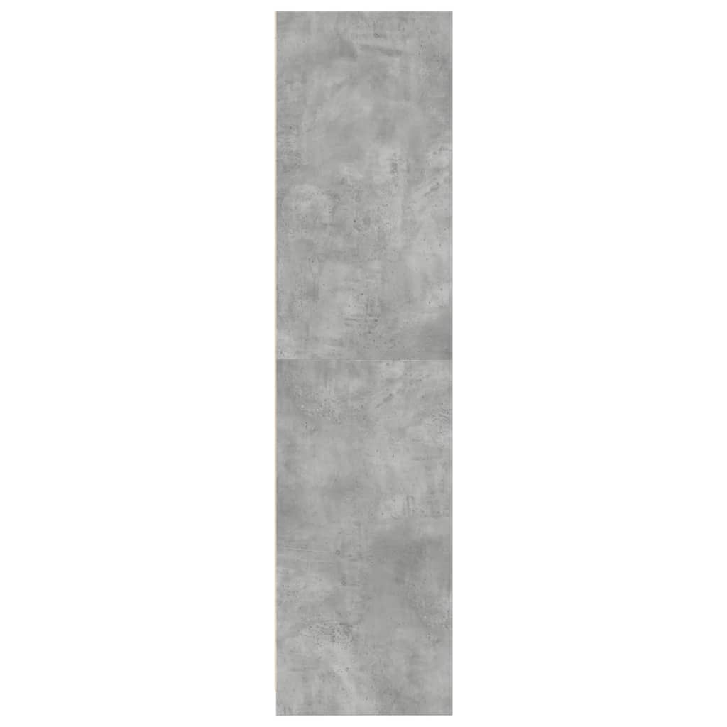 vidaXL Șifonier, gri beton, 100x50x200 cm, PAL vidaXL Șifonier, gri beton, 100x50x200 cm, PAL