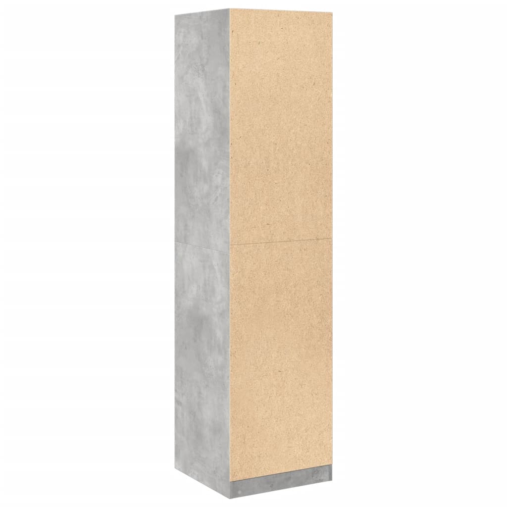 vidaXL Șifonier, gri beton, 50x50x200 cm, PAL vidaXL Șifonier, gri beton, 50x50x200 cm, PAL