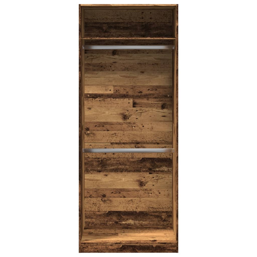 vidaXL Șifonier, lemn vechi, 80x50x200 cm, lemn prelucrat vidaXL Șifonier, lemn vechi, 80x50x200 cm, lemn prelucrat