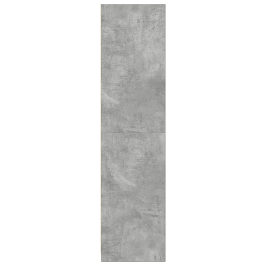 vidaXL Șifonier, gri beton, 100x50x200 cm, PAL vidaXL Șifonier, gri beton, 100x50x200 cm, PAL