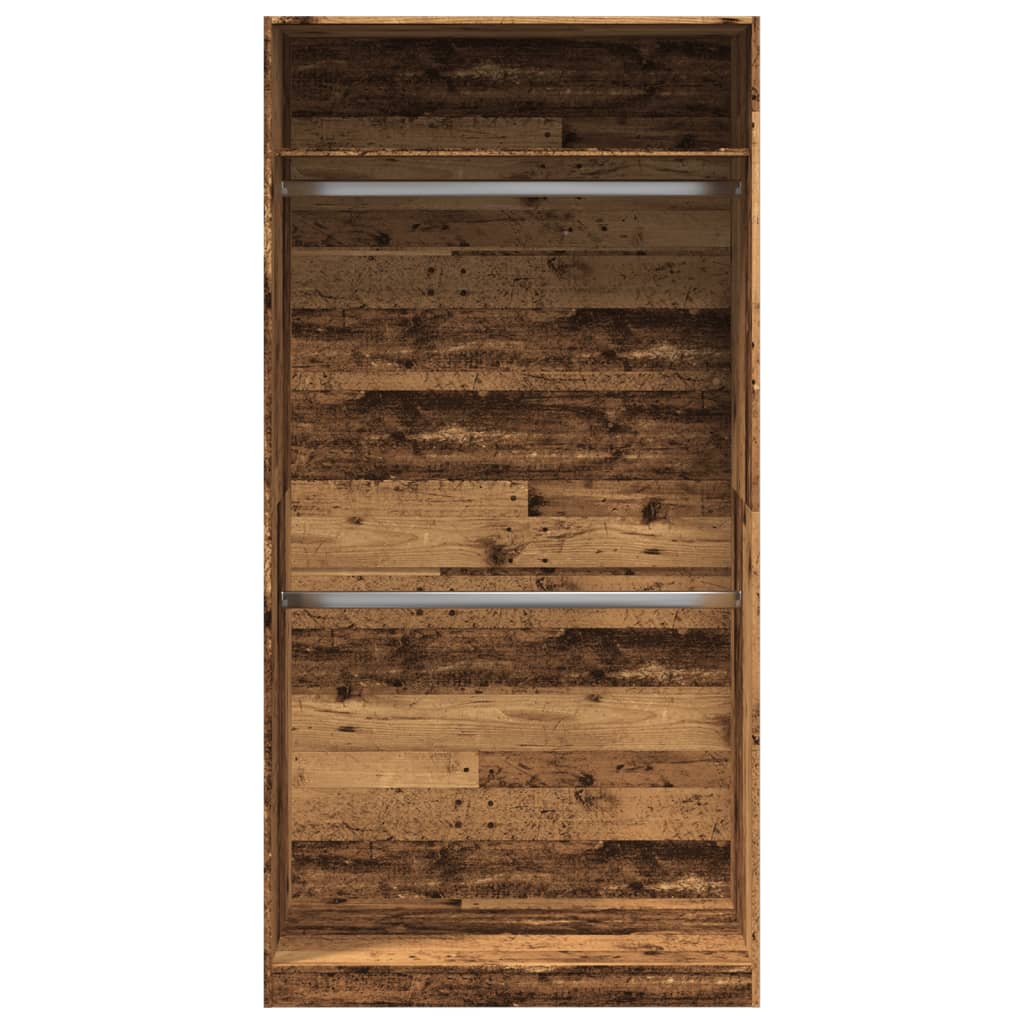 vidaXL Șifonier, lemn vechi, 100 x 50 x 200 cm, lemn prelucrat vidaXL Șifonier, lemn vechi, 100 x 50 x 200 cm, lemn prelucrat