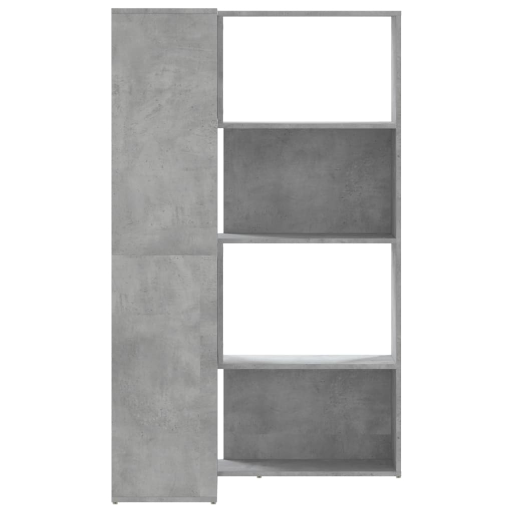 vidaXL Bibliotecă 4 niveluri gri beton 85x85x140 cm lemn prelucrat vidaXL Bibliotecă 4 niveluri gri beton 85x85x140 cm lemn prelucrat