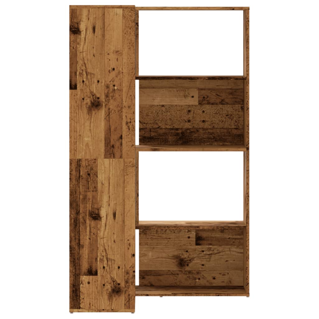 vidaXL Bibliotecă 4 niveluri lemn vechi 85x85x140 cm lemn prelucrat vidaXL Bibliotecă 4 niveluri lemn vechi 85x85x140 cm lemn prelucrat
