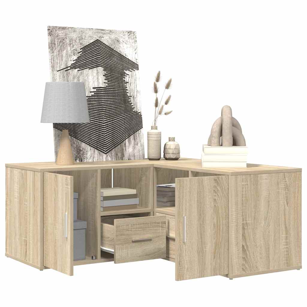 vidaXL Dulap de colț, alb, 160x40x45 cm, lemn prelucrat vidaXL Dulap de colț, alb, 160x40x45 cm, lemn prelucrat