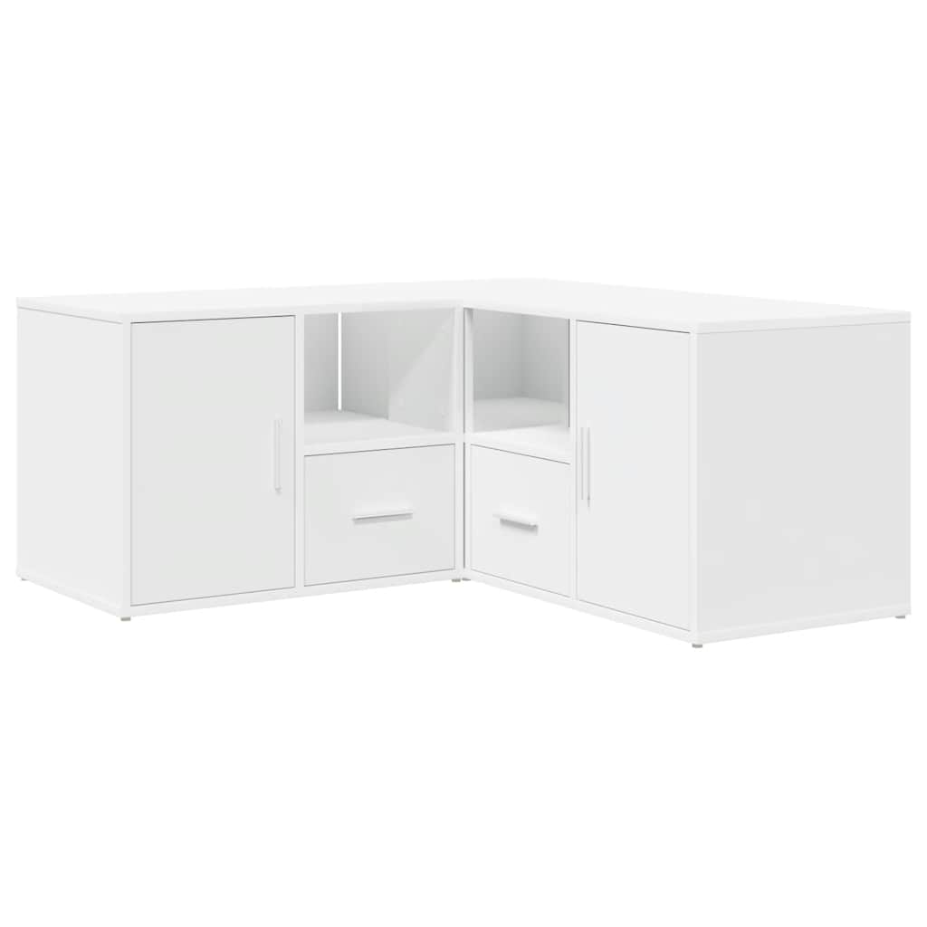 vidaXL Dulap de colț, alb, 160x40x45 cm, lemn prelucrat vidaXL Dulap de colț, alb, 160x40x45 cm, lemn prelucrat