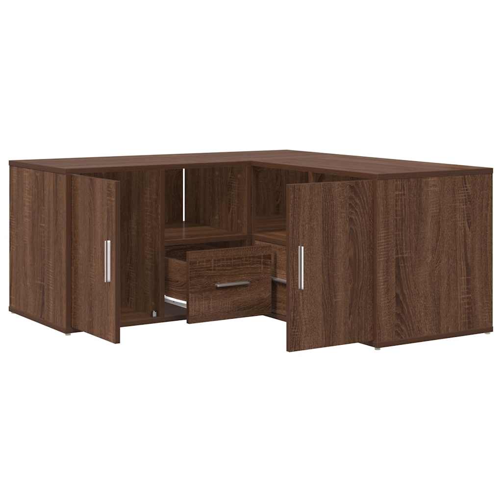 vidaXL Dulap colțar, stejar maro, 160x40x45 cm, lemn prelucrat vidaXL Dulap colțar, stejar maro, 160x40x45 cm, lemn prelucrat