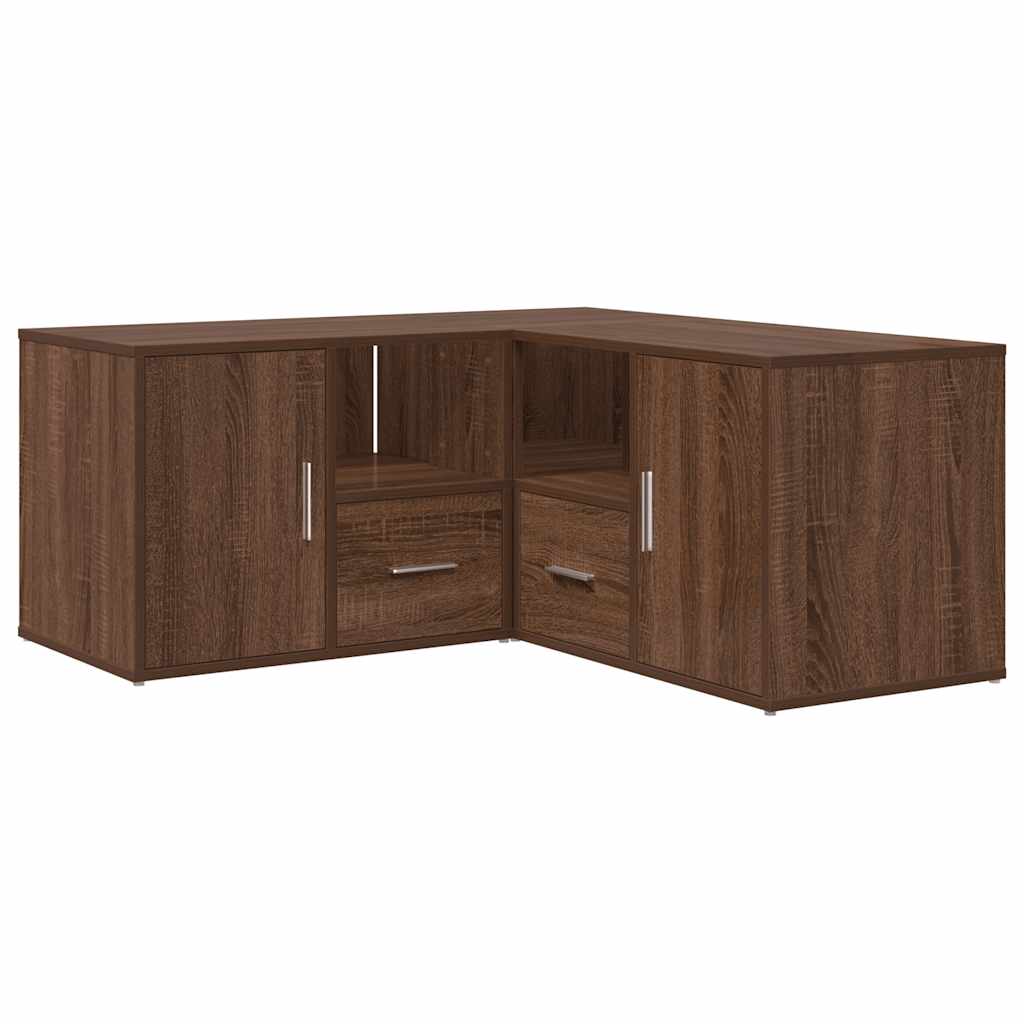 vidaXL Dulap colțar, stejar maro, 160x40x45 cm, lemn prelucrat vidaXL Dulap colțar, stejar maro, 160x40x45 cm, lemn prelucrat