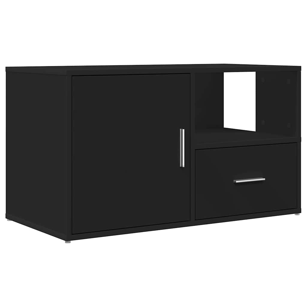 vidaXL Dulap de colț, negru, 200x40x45 cm, lemn prelucrat vidaXL Dulap de colț, negru, 200x40x45 cm, lemn prelucrat