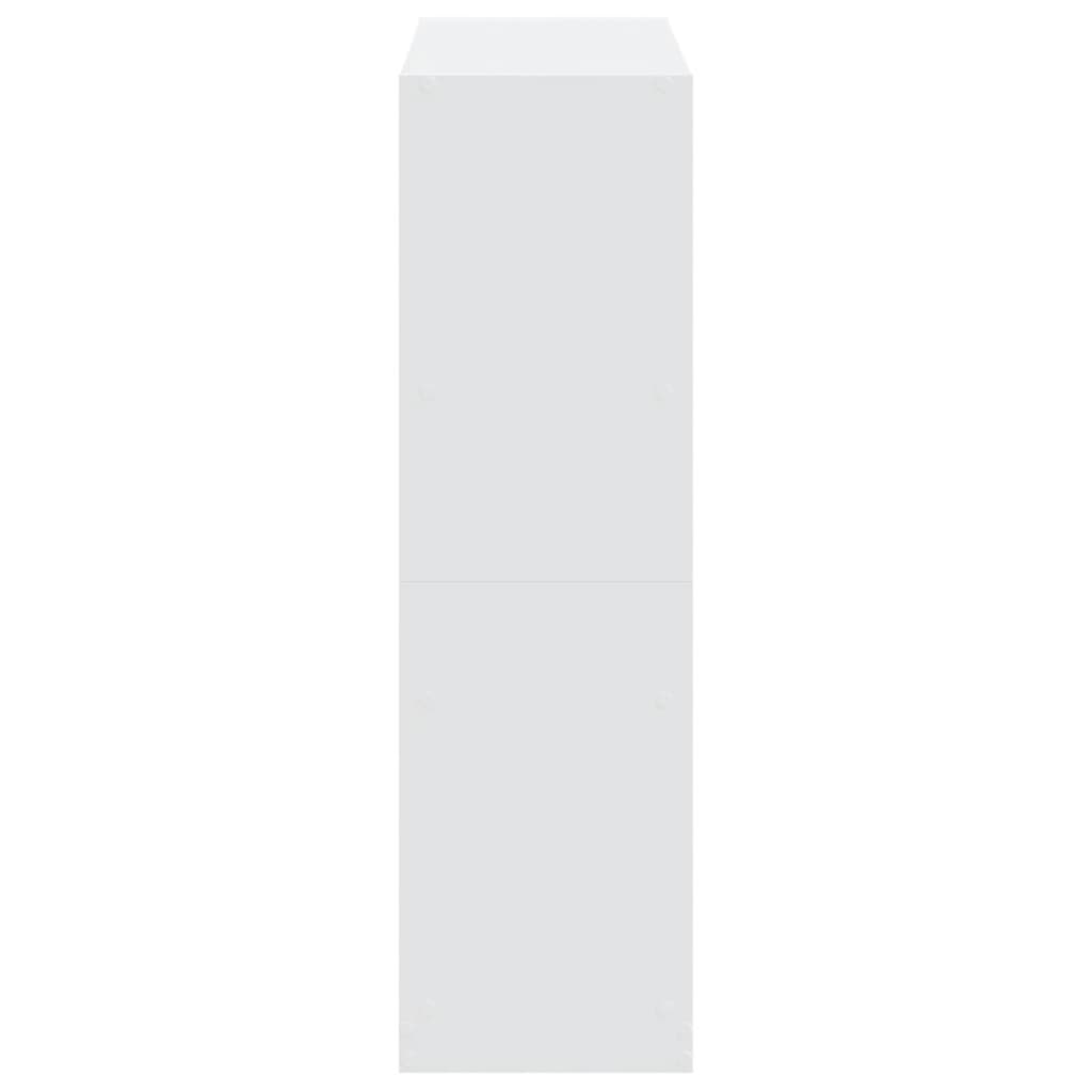 vidaXL Bibliotecă, alb, 102x32x108 cm, lemn prelucrat vidaXL Bibliotecă, alb, 102x32x108 cm, lemn prelucrat