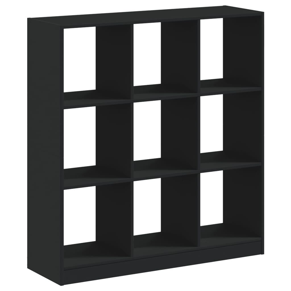 vidaXL Bibliotecă, negru, 102x32x108 cm, lemn prelucrat vidaXL Bibliotecă, negru, 102x32x108 cm, lemn prelucrat