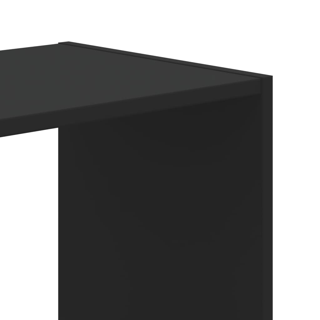 vidaXL Bibliotecă, negru, 102x32x108 cm, lemn prelucrat vidaXL Bibliotecă, negru, 102x32x108 cm, lemn prelucrat