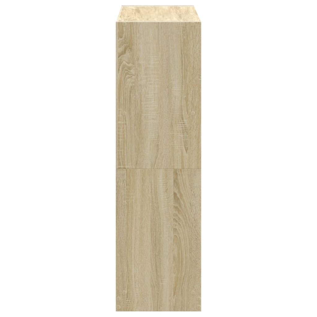 vidaXL Bibliotecă, stejar sonoma, 102x32x108 cm, lemn prelucrat vidaXL Bibliotecă, stejar sonoma, 102x32x108 cm, lemn prelucrat