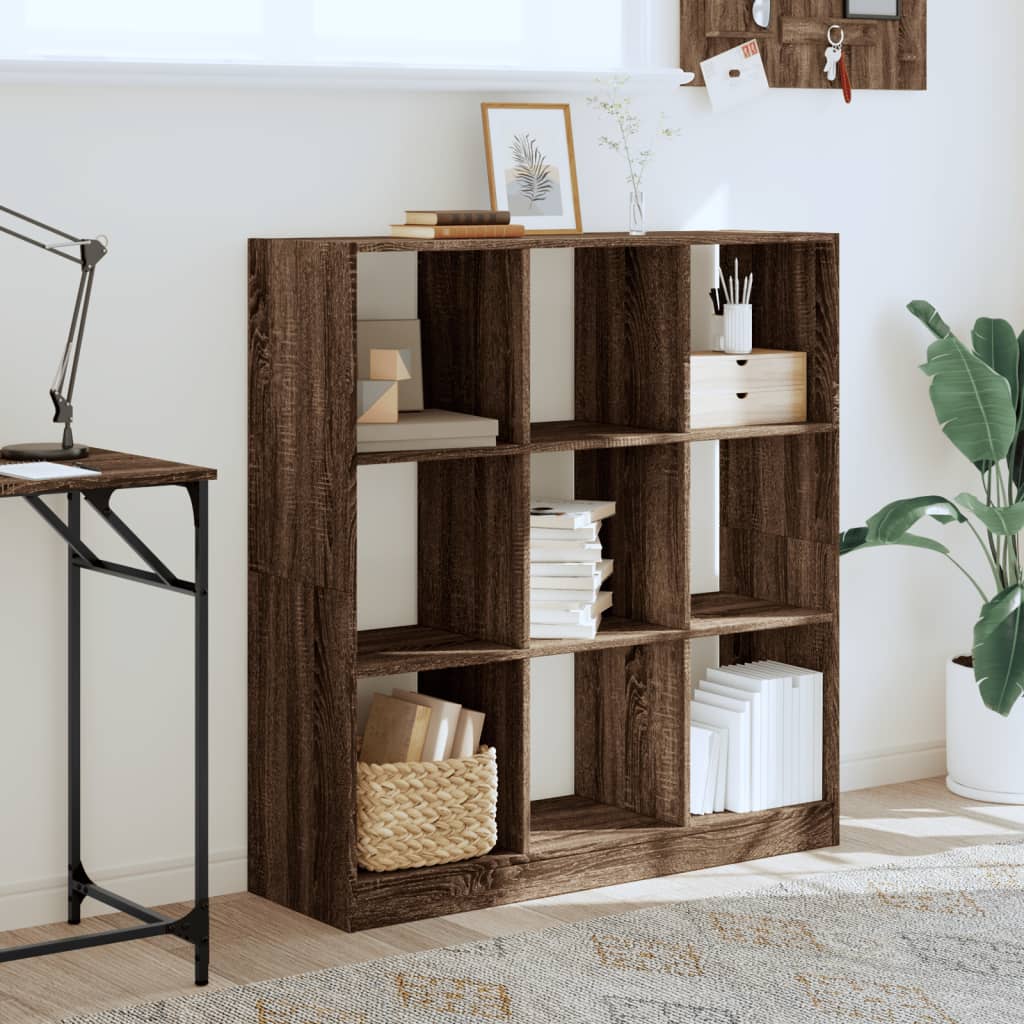vidaXL Bibliotecă, stejar maro, 102x32x108 cm, lemn prelucrat