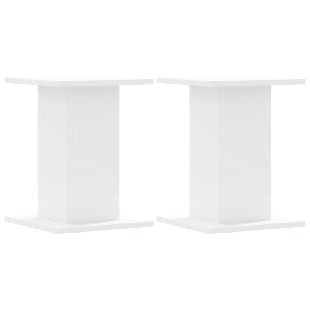 vidaXL Suporturi de plante, 2 buc., alb, 30x30x40 cm, lemn prelucrat vidaXL Suporturi de plante, 2 buc., alb, 30x30x40 cm, lemn prelucrat