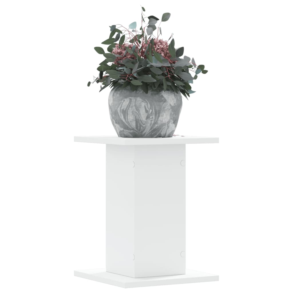 vidaXL Suporturi de plante, 2 buc., alb, 30x30x40 cm, lemn prelucrat vidaXL Suporturi de plante, 2 buc., alb, 30x30x40 cm, lemn prelucrat