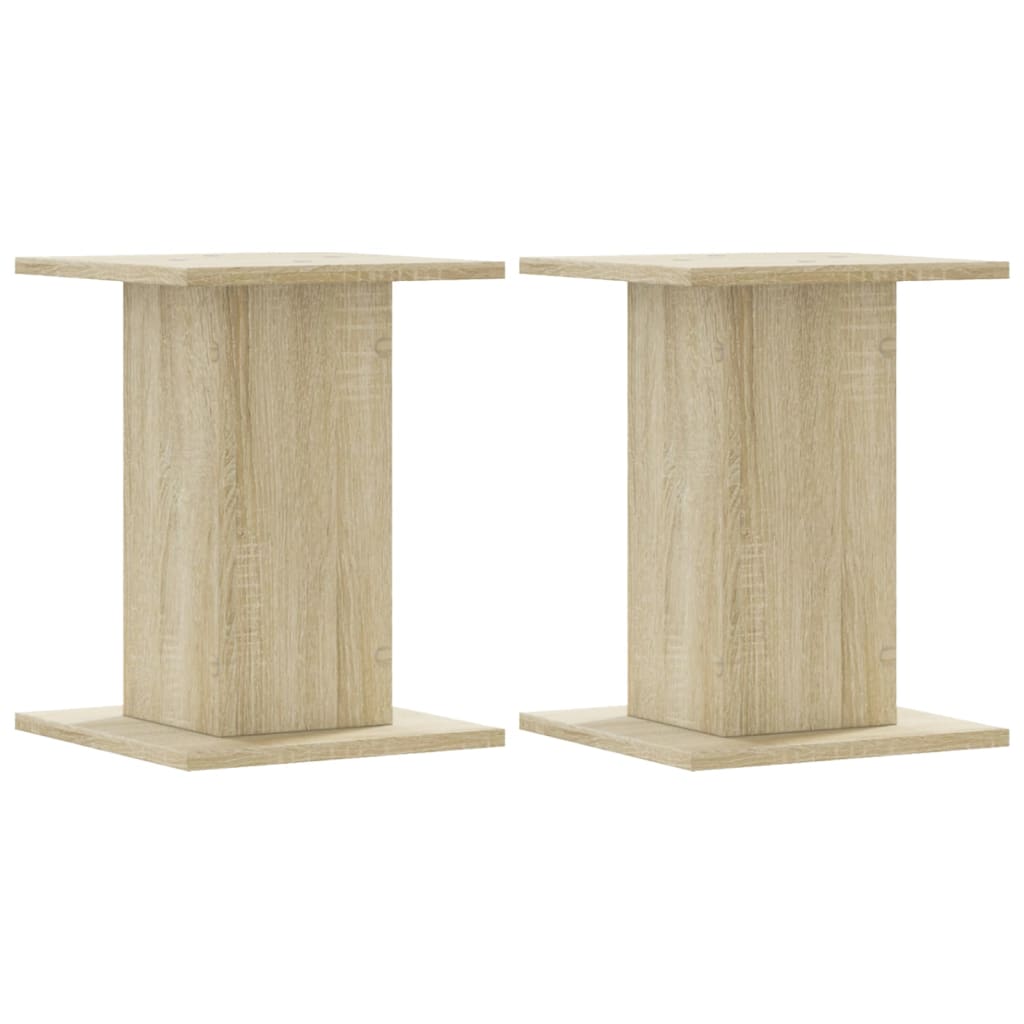 vidaXL Suporturi plante 2 buc. stejar sonoma 30x30x40cm lemn prelucrat vidaXL Suporturi plante 2 buc. stejar sonoma 30x30x40cm lemn prelucrat