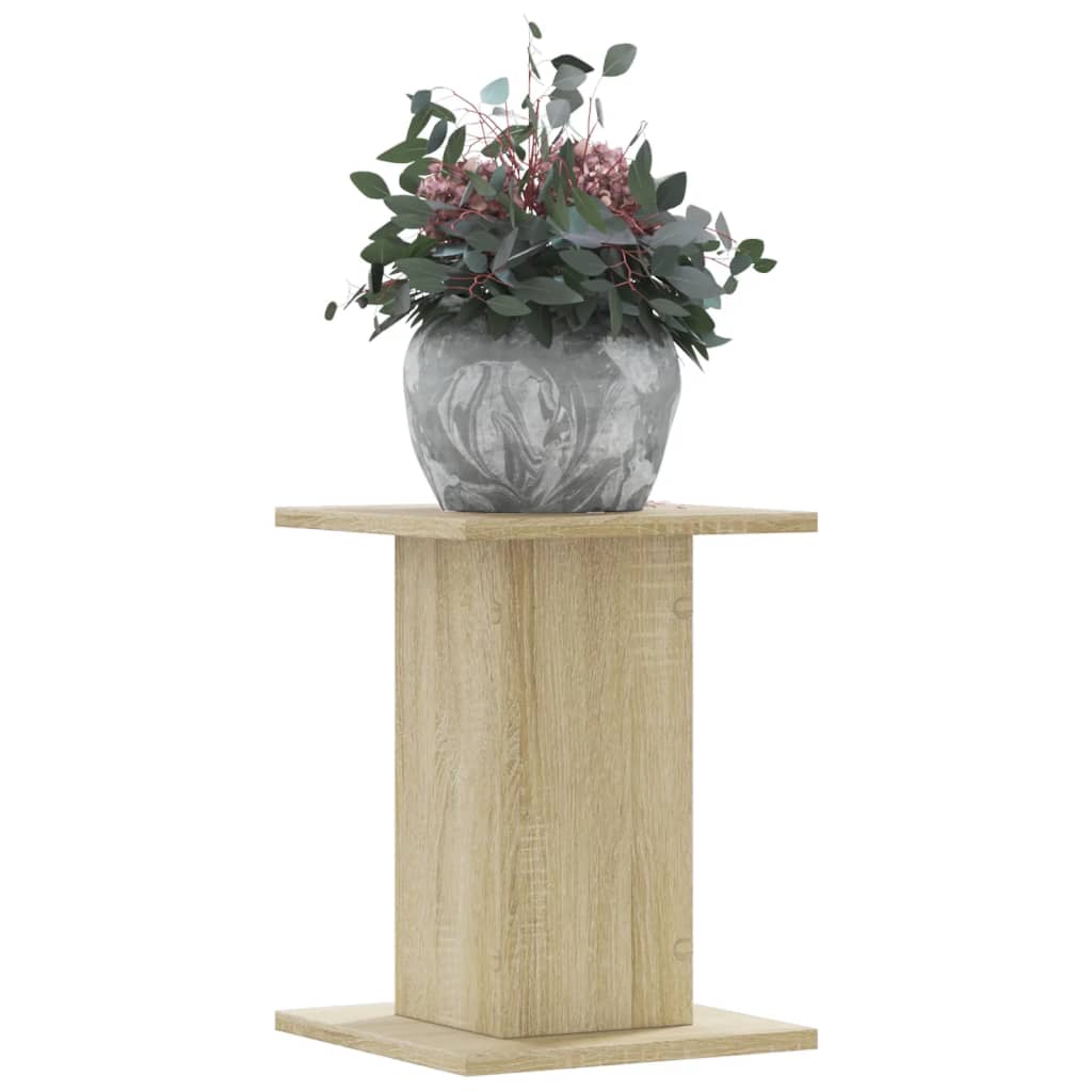 vidaXL Suporturi plante 2 buc. stejar sonoma 30x30x40cm lemn prelucrat vidaXL Suporturi plante 2 buc. stejar sonoma 30x30x40cm lemn prelucrat