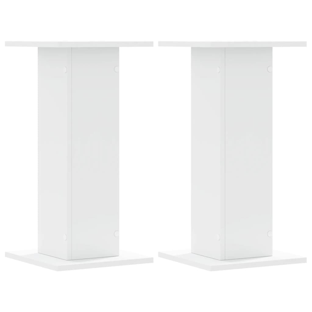 vidaXL Suporturi de plante, 2 buc., alb, 30x30x60 cm, lemn prelucrat vidaXL Suporturi de plante, 2 buc., alb, 30x30x60 cm, lemn prelucrat