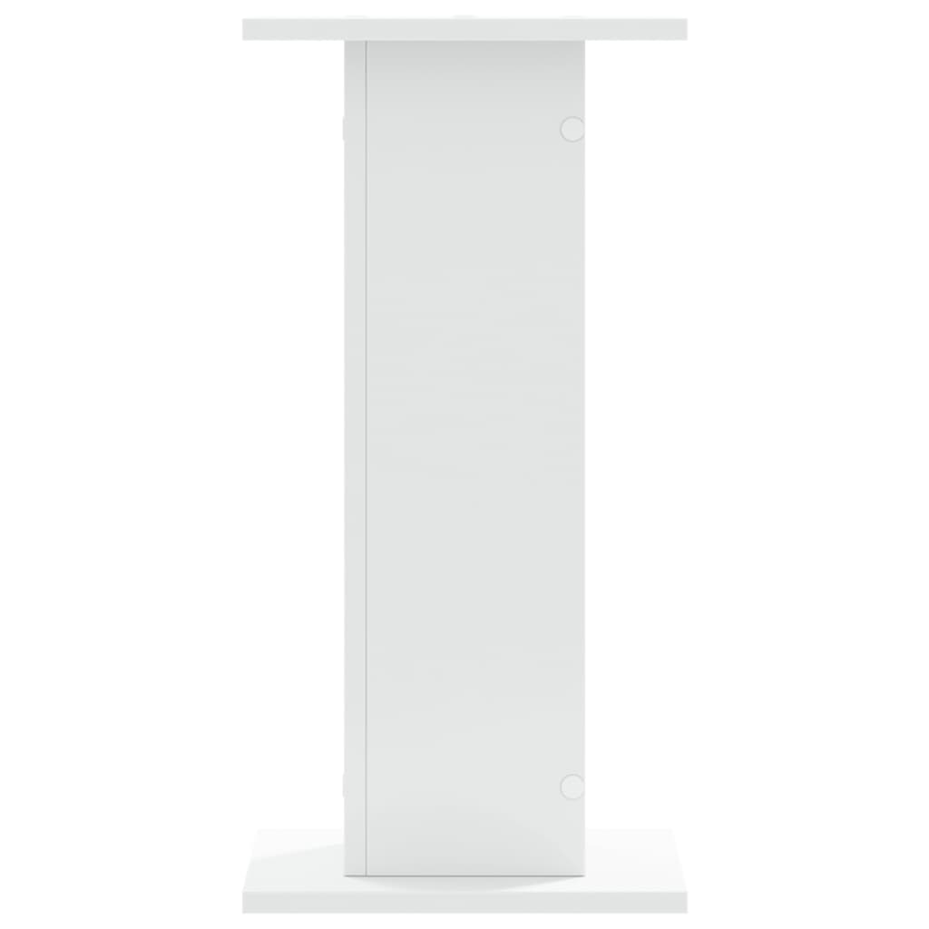 vidaXL Suporturi de plante, 2 buc., alb, 30x30x60 cm, lemn prelucrat vidaXL Suporturi de plante, 2 buc., alb, 30x30x60 cm, lemn prelucrat