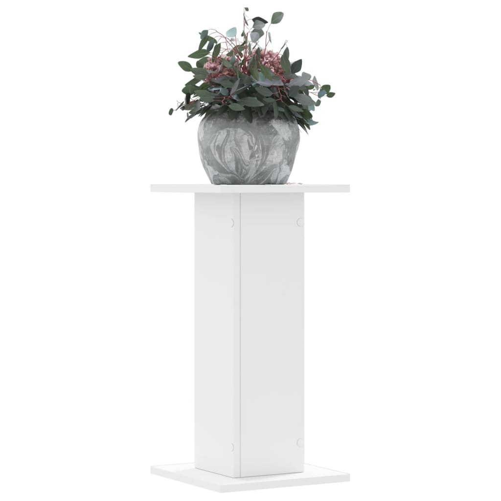 vidaXL Suporturi de plante, 2 buc., alb, 30x30x60 cm, lemn prelucrat vidaXL Suporturi de plante, 2 buc., alb, 30x30x60 cm, lemn prelucrat