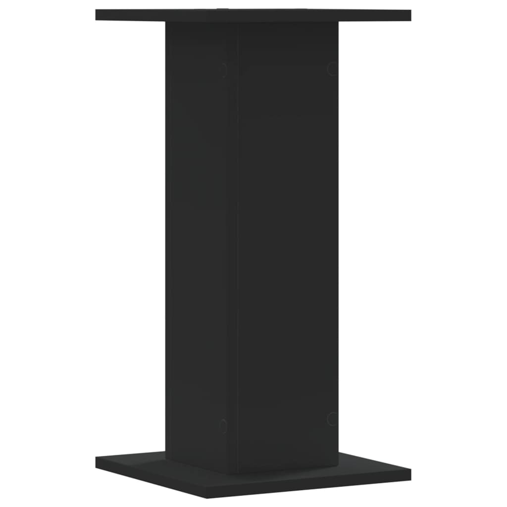 vidaXL Suporturi de plante, 2 buc., negru, 30x30x60 cm, lemn prelucrat vidaXL Suporturi de plante, 2 buc., negru, 30x30x60 cm, lemn prelucrat