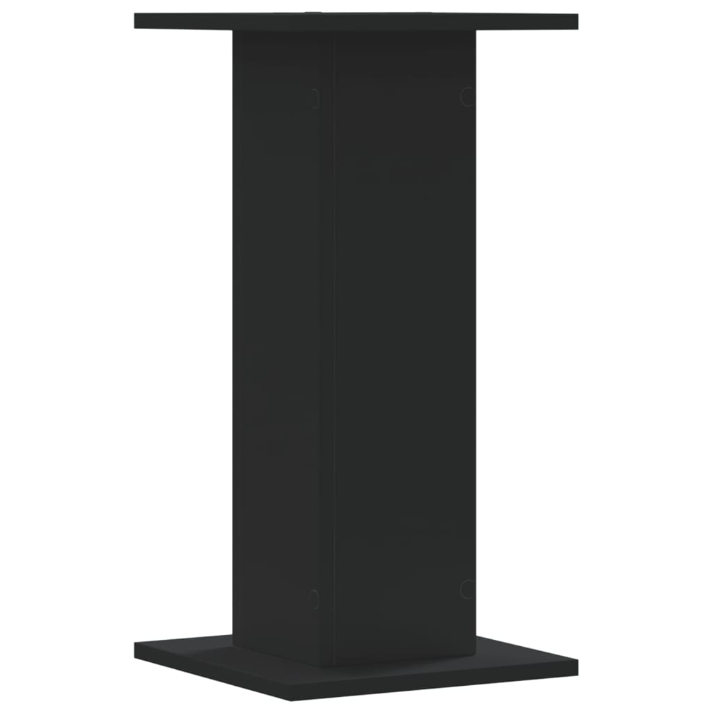 vidaXL Suporturi de plante, 2 buc., negru, 30x30x60 cm, lemn prelucrat vidaXL Suporturi de plante, 2 buc., negru, 30x30x60 cm, lemn prelucrat