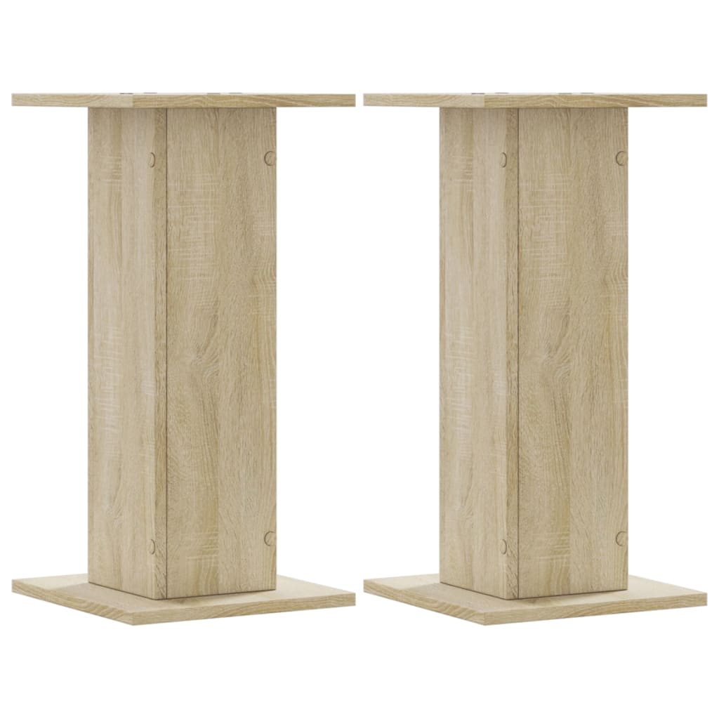 vidaXL Suporturi de plante 2 buc. sonoma 30x30x60 cm lemn prelucrat vidaXL Suporturi de plante 2 buc. sonoma 30x30x60 cm lemn prelucrat