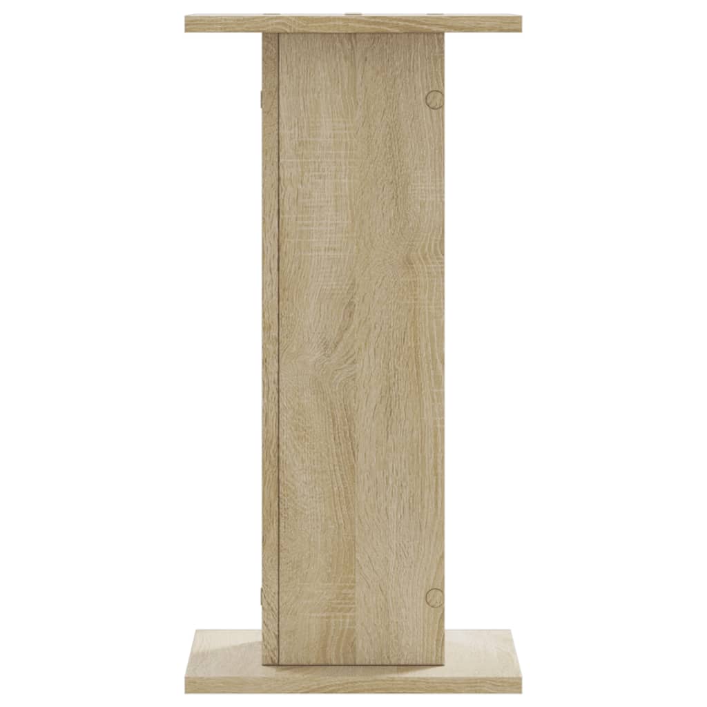 vidaXL Suporturi de plante 2 buc. sonoma 30x30x60 cm lemn prelucrat vidaXL Suporturi de plante 2 buc. sonoma 30x30x60 cm lemn prelucrat