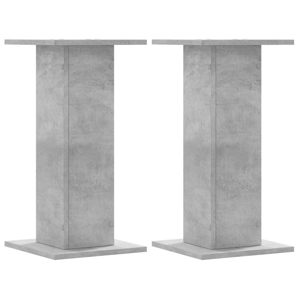 vidaXL Suport de plante, 2 buc., gri beton, 30x30x60 cm lemn prelucrat vidaXL Suport de plante, 2 buc., gri beton, 30x30x60 cm lemn prelucrat