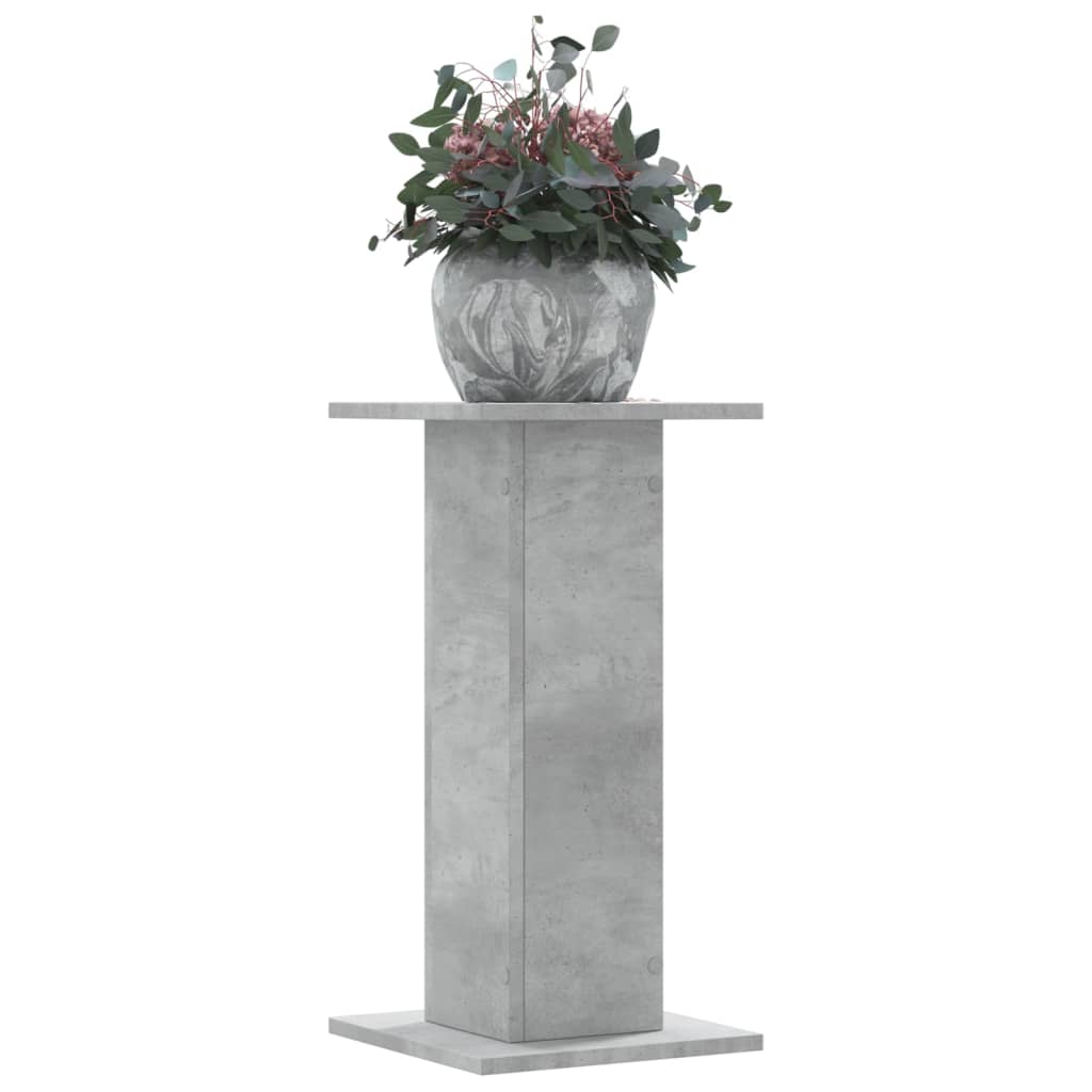 vidaXL Suport de plante, 2 buc., gri beton, 30x30x60 cm lemn prelucrat vidaXL Suport de plante, 2 buc., gri beton, 30x30x60 cm lemn prelucrat