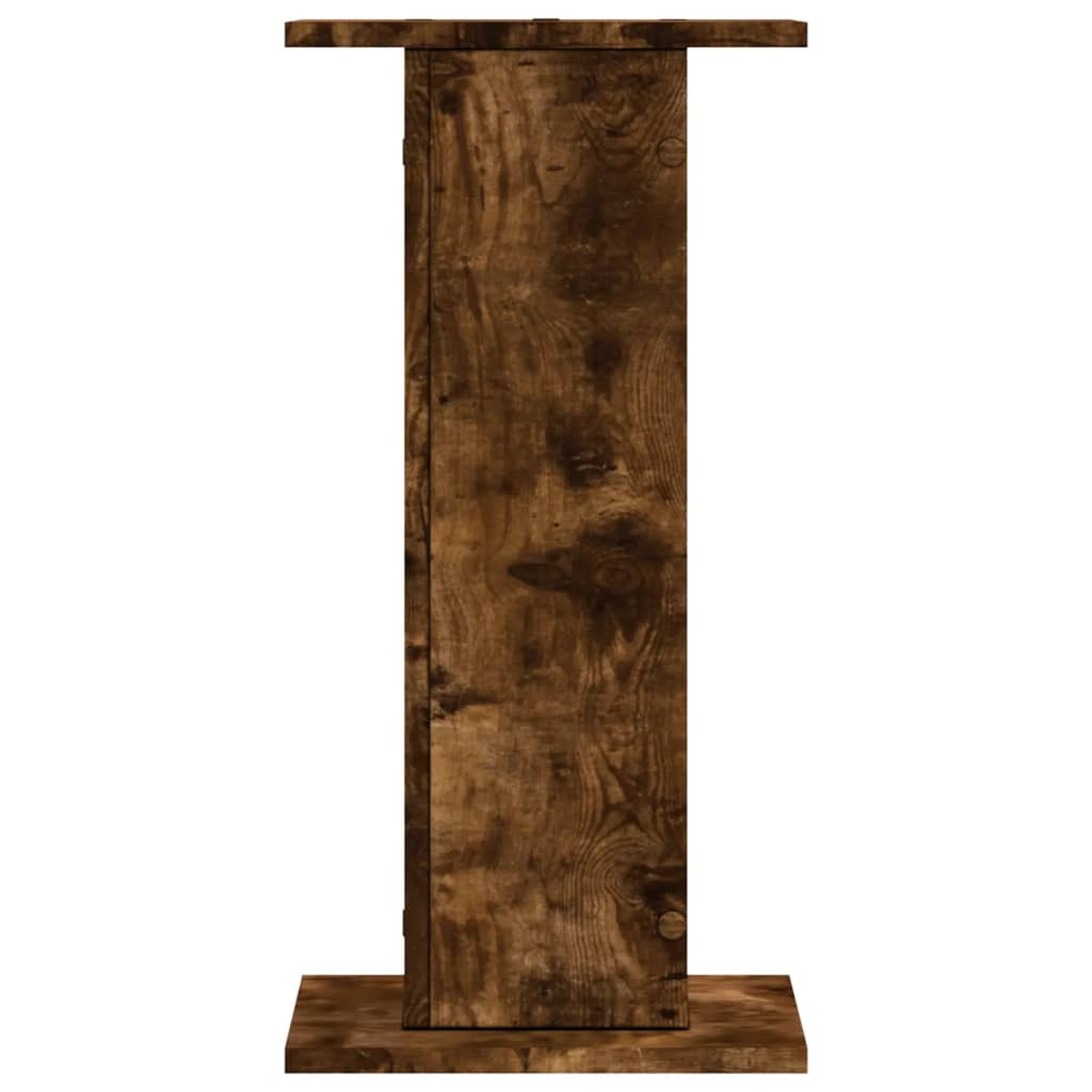 vidaXL Suporturi de plante 2 buc. stejar fumuriu 30x30x60 cm lemn vidaXL Suporturi de plante 2 buc. stejar fumuriu 30x30x60 cm lemn