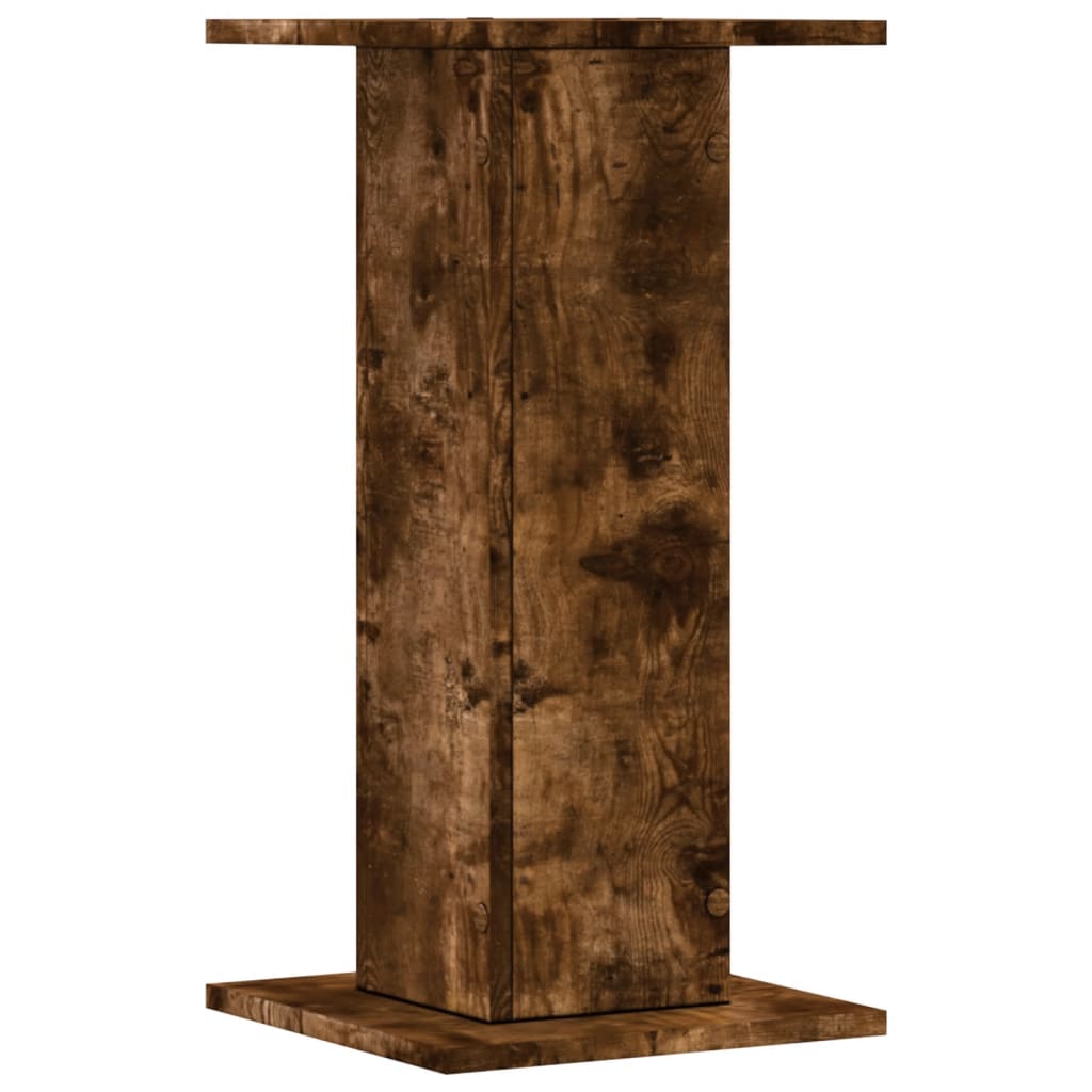 vidaXL Suporturi de plante 2 buc. stejar fumuriu 30x30x60 cm lemn vidaXL Suporturi de plante 2 buc. stejar fumuriu 30x30x60 cm lemn